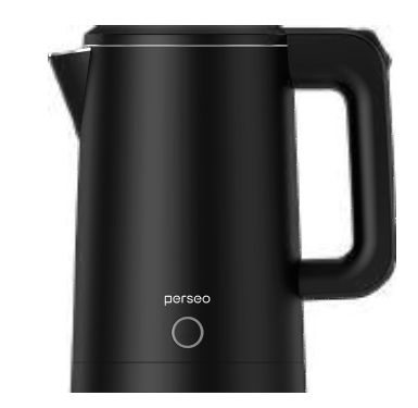 HERVIDOR SERENE 1 L - 1360 W - ACERO INOX 304, ACABADO EN NEGRO